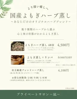 【初回限定】国産よもぎハーブ蒸し40分🌿‬