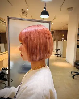 🌸1月限定🌸【レディース】ブリーチ＋艶カラー＋髪質改善トリートメント