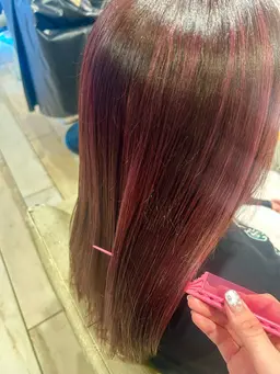 🩷ブリーチ込み(1回)ハイライトカラー