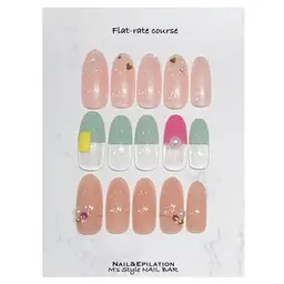 【初回&自店ソフトジェルオフ無料】パラジェル可◆アート30種類以上◆手削りオフ◆シンプルアート◆ ハンド 定額Aコース