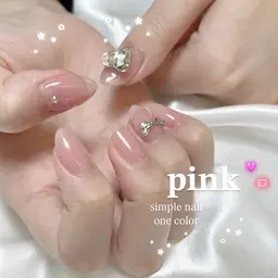 🎀1日2名限定🎀❁ワンカラーorラメグラ❁ パーツ4個無料✨️/マグネット◎/カラー、パーツ100種類以上🪞💕