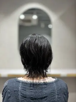 くせ毛カット+トリートメント+マイクロバブル