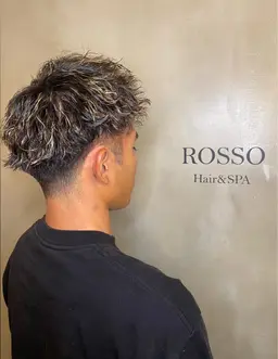 【U30】メンズカット💇＋スパイラルパーマ🌀 ￥8500#谷塚#メンズパーマ