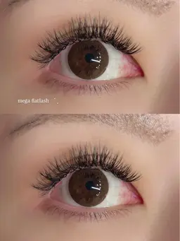 【まつエクテスト】メガフラットラッシュ