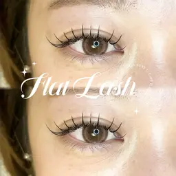 LEDエクステ‼️Lカールあります‼️カウンセリング15分で必ず理想通りの仕上がりに✨フラットラッシュ120本オフ無料