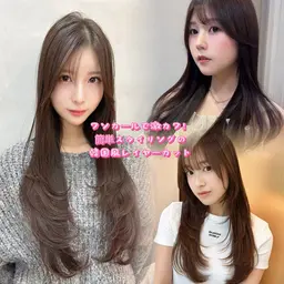 【🥇人気No. 1】【似合う髪型が分からない方へ⭕️カット+⭐️透明感カラー+🌈韓国式高保湿トリートメント】
