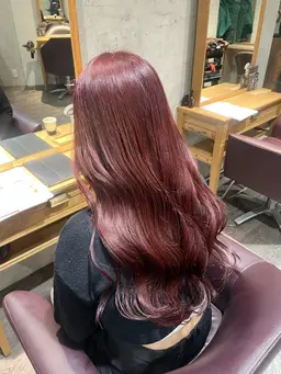 🩷暖色カラー＋コーティングトリートメント🩷