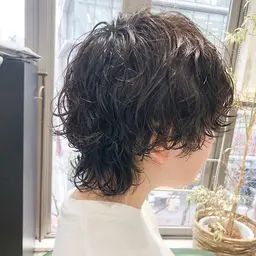 [ショート/ショートウルフ]カット&パーマ