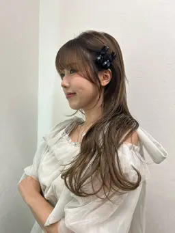 顔周り縮毛矯正🪞➕前髪(顔周り)カット´-