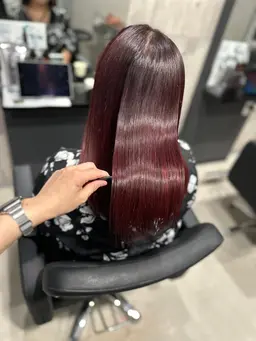フルカラー＆うる艶トリートメント付き¥5,500🚺🚹トリートメント変更🉑