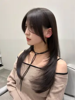 【🫧人気No.2🥈🫧】韓国顔まわりカット➕透明感カラー➕うるつや美髪プレミアムトリートメント✨