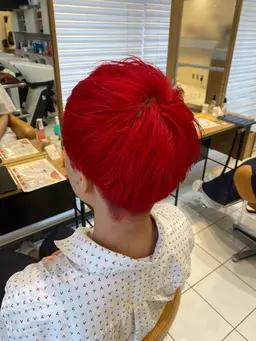 メンズカット➕ダブルカラー