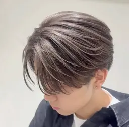 【👑予約数人気No.1/メンズ限定👑】ケアブリーチ➕シャドールーツ➕カット➕トリートメント