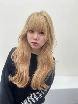 【炭酸パック🫧＆ヘッドマッサージ💆‍♀️付き】ブリーチありカラー