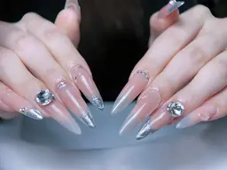 OPEN記念［チップ長さだし］10本アートやり放題+パーツ付け放題 120分(オフ有り)