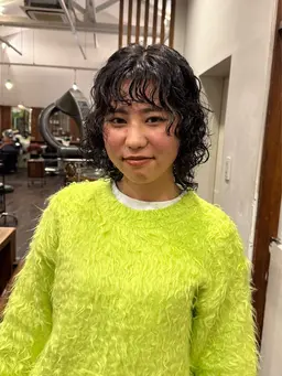 ✂️カット＋パーマ🌀(トリートメント付き※口コミを書いていただける方限定)