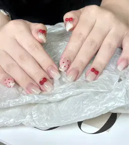 Jr.90分持ち込みデザイン、時間以内パーツつけ放題🌼新規ソフトジェルオフ無料(痛いネイル、複雑アート🆖)