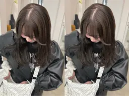 透明感ケアカラー＋トリートメント🎀