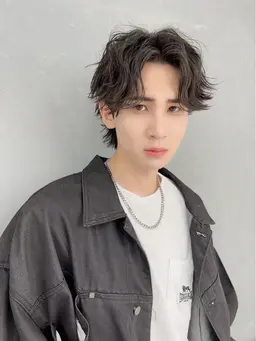 【男性限定】メンズカット+ケアカラー＋眉カット ￥11300