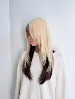 【🌐抜きっぱなしメニュー🌐】リタッチ（1ブリーチ）+トリートメント🫧