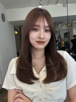 【今だけの特別メニュー❕】韓国小顔カット＋カラー＋高濃度補修成分配合TM 💎