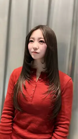 【📣新生活応援📣】似合わせレイヤーカット✂️【韓国風レイヤー】＋艶カラー🎨＋aujua髪質改善トリートメント✨