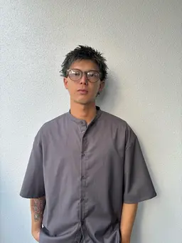 ミニモ限定 メンズカット＋ブリーチ＋カラー