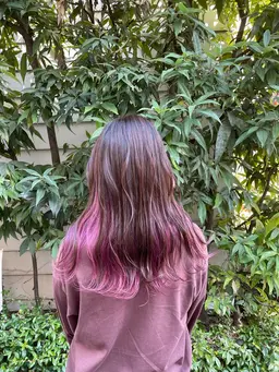 カット+カラー+インナーカラー(ケアブリーチ込み)+3stepトリートメント