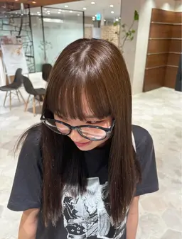 カット+ワンカラー+Aujua最高級トリートメント🧸