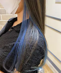 🍎イヤリングカラー🍏ブリーチ込み+全体カラー