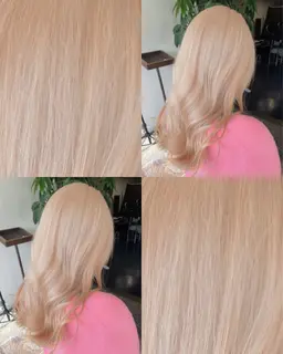 🦄ブリーチ✖️レイヤーカットで旬の韓国ヘアに🦄ブリーチ1回オンカラー➕カット