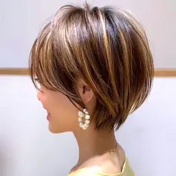 似合わせカット➕ハイライト💎【ショート限定✨️】