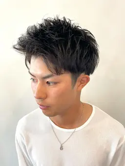 トレンドカット＋絶壁解消ポイントパーマ