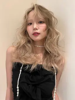 【撮影込み】骨格補正カット＋ブリーチありダブルカラー＋デザインカラー