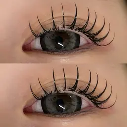 【本日限定ゲリラクーポン】束感仕上げ付き♡上マツエク120本迄orラッシュリフト💕(他店オフ無料)