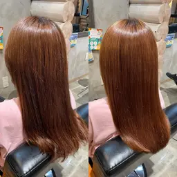 ツヤ感、しなやかさが欲しい方おすすめ💖艶たっぷり酸性ストレート+似合わせカット+ケアトリートメント