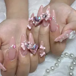 【HANDオフ無し】90分 パーツつけ放題 『ベース ワンカラーorラメグラ』