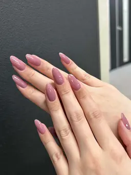 チップ長さ出しワンカラー/ラメーグラデーション/フラッシュ