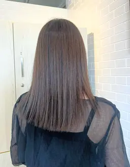 迷ったらコチラ】髪質改善TR+髪質改善 inケアカラー+カット¥17900