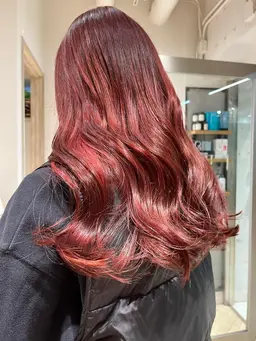 大人気🧡ブリーチなしダブルカラー🧡＋プチトリートメント＋スタイリング🧡ワンカラーでは出ない透明感や色味が叶います！