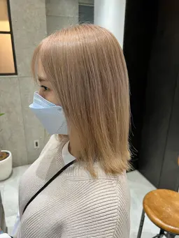 ✨透け感✨ ケアブリーチ使用ダブルカラー