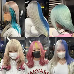 🌈 【デザインカラークーポン】ホワイトブリーチ+デザインーカラー¥15900🌈