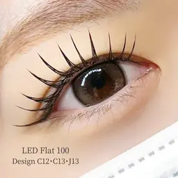 人気No.1👑【圧倒的な持続力🫨♡】LEDマツエク🦋フラット100本¥7500→6500