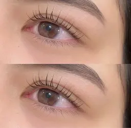 【 NEW/眉毛スタイリング 】アイブロウWAXスタイリング＋まつげパーマ￥8000＋指名料¥300 ※オフ不可※