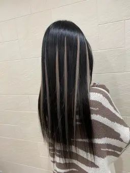 エクステ付けたままトリートメント🫧