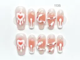 ⏰【時短施術】⏰魅力倍増✨現品プレミアムネイルチッププラン💅🌸上品な指先に変身！