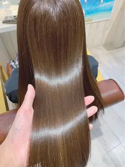 カット＋髪質改善ストレート＋最新TR