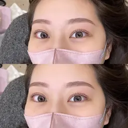 【 NEW/眉毛スタイリング 】アイブロウWAXスタイリング＋まつげパーマ￥8000＋指名料¥300 ※オフ不可※