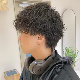 【💙セットが楽になるメンズパーマ💙】カット➕デザインパーマ🗯️