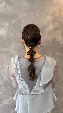 パーティーや二次会向け💐ヘアセット